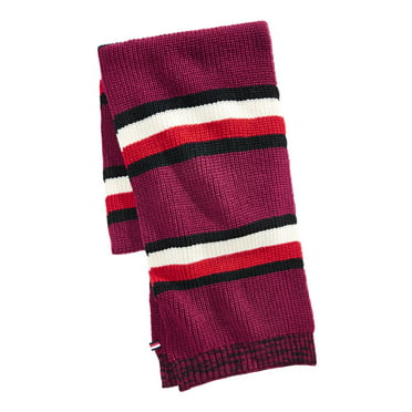 Alfani Mens Womens Purple Space Dyed  9" Wide 60" Long Winter Warm Knit Scarf